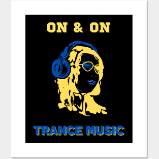 On & On. Trance Music Posters and Art